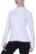TCA Veste Softshell de Course à Pied pour Femmes. Veste Réfléchissante, Respirante et Compacte avec Poches Zippées - Blanc, L