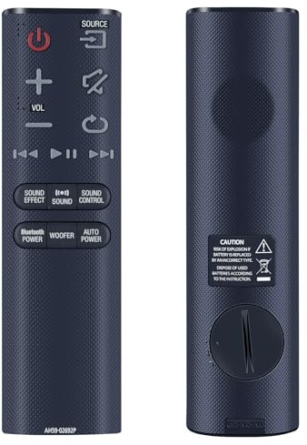 GOUYESHO Ersatz Fernbedienung AH59-02692P für Samsung Sound Bar HW-J7501 HW-J355 HW-J7501 HW-J7511 HW-J8500R HW-J8501 HW-K355 HW-K360 HW-K430 HW-K450 HW-K470