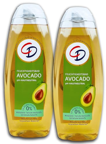2 er Pack CD Schaumbad Feuchtigkeitsbad- Avocado 2 x 500 ml