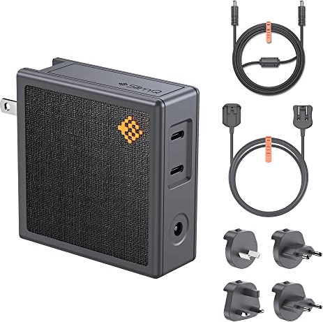 𝐒𝐥𝐢𝐦𝐐 Gan Charger for Laptop: 150W,135W,130W,120W,90W,65W - DC&Type-C Charger compatible with Dell,Lenovo,HP,Razer,MSI,Asus,Acer