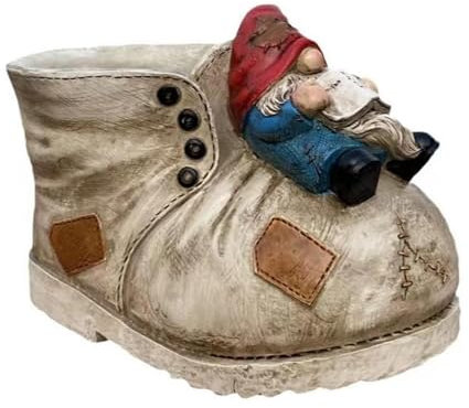 Honhoha Fioriera con stivale da cowboy, stivale da cowboy con vaso per piante - Fioriera per fiori con scarpa da cowboy in vaso succulento - Contenitore per piantare stivali vintage con foro di