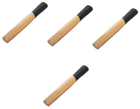 ULTECHNOVO 4pcs Hammer Wooden Handle Hand Tools Replacement Handle Axes Parts Woodworking Hatchet Handle Scout Axes Handle Axes Repair Tools Hickory Hatchet Handle Axes Replacement Handle