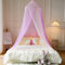 Wnqou Rosa Lila Bett Baldachin Moskitonetz für Mädchen Bett Netz, Prinzessin Baldachin für Kinder Bett Zimmer