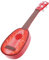 MUSISALY Simulierte Früchte Mini Gitarre Ukulele Spielbares Ukulele Instrument Pädagogisches Kinderspiel Erdbeerfarbe Niedliches Ukulele Spielzeug Konzert Ukulele Kinderspielzeug