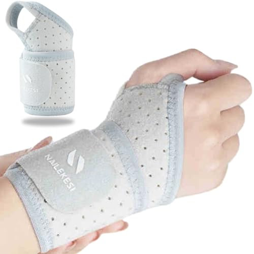 Muñequera Ambidiestra Ortopédica, Especial para Muñeca Abierta, Tendiditis y Esguince. Diseño Anti Rozaduras. Compresion Ajustable. Cómoda Y Transpirable. Muñequera Tunel Carpiano. 1 Unidad.
