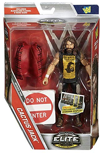 WWE Elite FJR78 - Cactus Jack Figurine Articulée - Séries 48