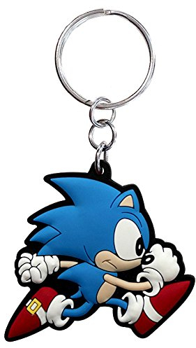 ABYSTYLE Sonic PVC-Schlüsselanhänger Sonic Run, 4,5 cm x 4 cm, offizielles Lizenzprodukt