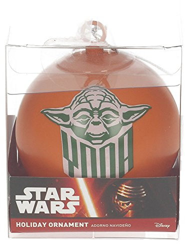 Star Wars YODA Weihnachtskugel, weiß, 8 x 8 x 8