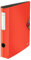 LEITZ Qualitäts-Ordner 180° Active Solid, A4, Schmal, Abgerundeter Rücken, 6,5 cm breit, Gummibandverschluss, Leichtes Polyfoam, Plastik-Ordner, Rot, 10481020