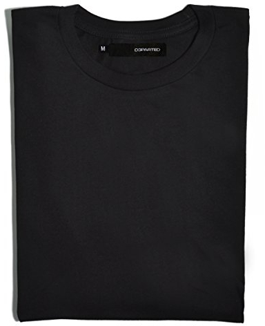 DEPARTED Herren T-Shirt Blank Größe L, Black