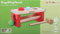 Spielmaus Holz Kugelklopfbank 24x11x10cm