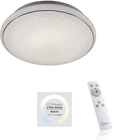 LED Deckenleuchte LeuchtenDirekt 14366-16 Jupiter 40W Fernbedienung Dimmbar Ø 60cm