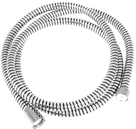 Amig - Manguera de ducha 1,75 m - Flexo de Ducha Universal Mod.9903 de PVC Reforzado Cromado - Longitud: 1,75 m - Manguera Larga para Duchas Empotradas o Bañeras - Ligero y Resistente