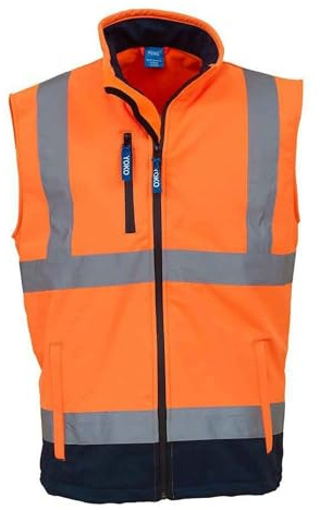 Yoko Herren Yk050/Hv006 Warnschutz-Softshell-Weste