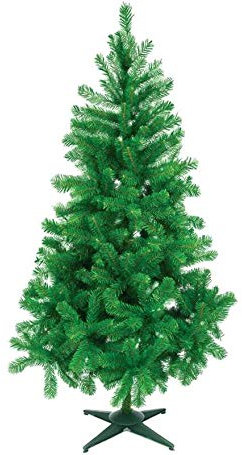 Árbol de Navidad Canadiense de 500 Ramas de 180 cm con Pie Metálico