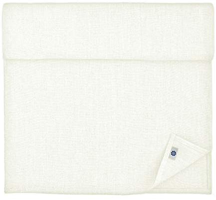 Linen & Cotton Tischläufer Stoff Tischband Tischdeko Hygge 100% Leinen, Weiß Weiss (40 x 220 cm) Rechteckig Läufer Tisch Esstisch Deko für Home Küche Party Brunch Weihnachten
