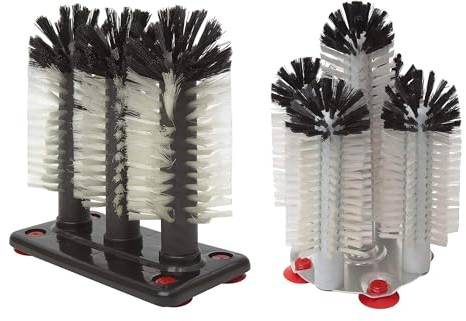We Can Source It Ltd - Brush Glass Washer Cleaner Scrubber Bar Pub Catering - Set of 5