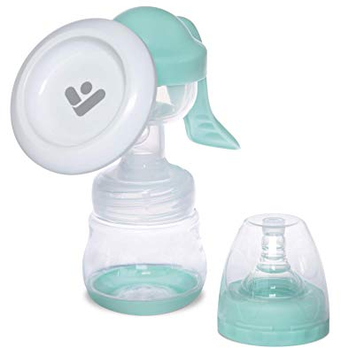TrueLife Nutrio BP - Pompa manuale per latte manuale, 100% silicone senza BPA, 2 estratti, compatta e adatta anche per i viaggi, capacità 150 ml
