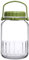 Queensway Home & Dining Clear Glass Food Jar Preserve Airtight Container Storage Lid 3L 4L 5L (2, 3 Litres)