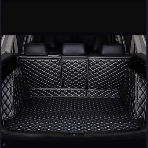 Maxure Auto Kofferraummatte, für Mercedes Benz GLB X247 AMG 35 4MATIC 2020-2022 Auto Rutschfester Zusammenklappbarer Cargo Palette Kofferraumwanne Schutzmatte Zubehör,Full Cover All Black Style