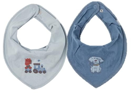 NAME IT Baby 2er Set DREIECKSTUCH HALSTUCH Sabberlätzchen (2er Basti)