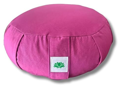 Meditationskissen Zafu Lotus Dinkelspelz Bio 40 x 17 cm