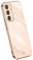Topme Custodia in Silicone per Samsung Galaxy A35 5G (6.5 Inches), [ Cover per Telefono in Stile Bordo Dorato] - Rosa