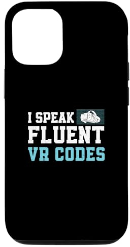 Hülle für iPhone 13 Pro Ich spreche fließend lustige VR-Codes für Virtual-Reality-Entwickler