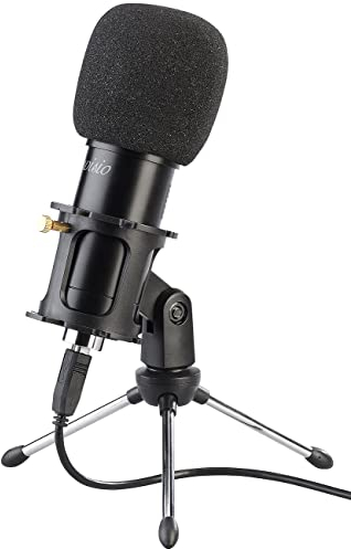 auvisio Microfone: Profi-USB-Kondensator-Mikrofon, High-Performance, Mini-Stativ (Kondensatormikrofon, Gaming Mikrofon, Laptop Tisch)