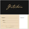 100 Gutscheine Gutscheinkarten Geschenkgutscheine – edel neutral Schwarz-Beige