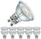 EACLL GU10 LED Warmweiss 4.8W Ersetzt 75W Halogen Leuchtmittel, 10er-Pack, 585 Lumen 2700K Birnen, AC 230V Flimmerfrei Strahler, Abstrahlwinkel 120 Grad Spot, Nicht Dimmbar Reflektorlampe