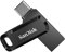 SanDisk Ultra Dual Drive Go USB Type-C 256 GB (Android Smartphone Speicher, USB Type-C & Type-A-Anschluss, 400 MB/s Lesegeschwindigkeit, Nutzung als Schlüsselanhänger möglich)