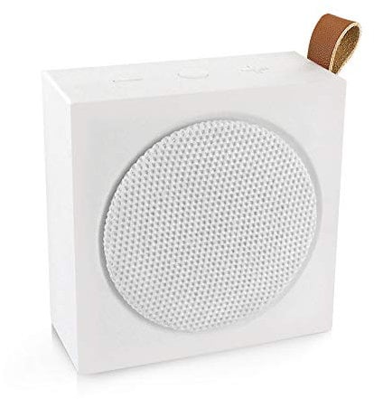 Metronic 477098 Enceinte Portable Xtra Color Bluetooth 3 W avec Basses puissantes, Port microSD MP3 et 15 Heures d'autonomie - Blanche Blanc