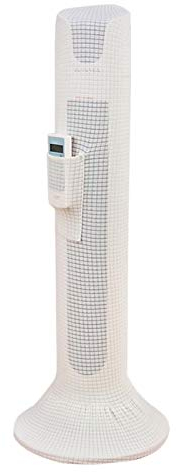 Cubierta Protectora del Ventilador de la Torre, Cubierta del Ventilador de Torre Completamente rodeada, Cubierta del Polvo del Ventilador de pie, Protector a Prueba de Polvo para el hogar