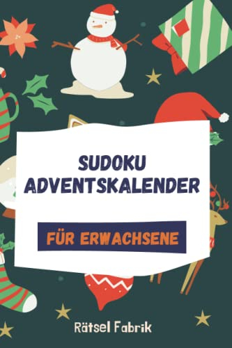 Sudoku Adventskalender: Für Erwachsene