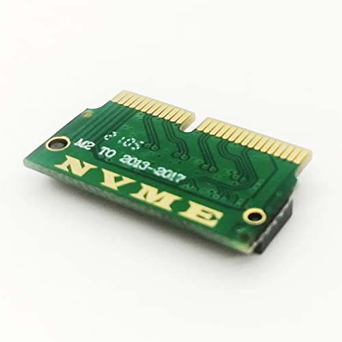 M.2 NVME SSD Convert Adapter,NGFF M.2 NGFF M-Key AHCI SSD Convert Card for Upgrade MacBook Air Pro Retina Mid A1465 A1466 A1398 A1502(2013-2017 Year)