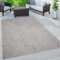 Paco Home In- & Outdoor Teppich - Modern, Einfarbig Meliert, Wetterfest, Pflegeleicht, Robust & Strapazierfähig für Balkon, Garten, Terrasse & Küche, Grösse:240x340 cm, Farbe:Blau