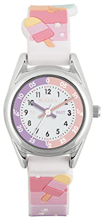 Tikkers Children's Ice Cream Theme Time Teaching Watch - NTK0032