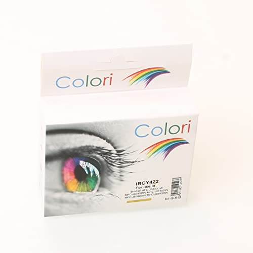 Colori Kompatible Druckerpatrone für Brother LC422Y LC422XLY Gelb MFC-J5340DW MFC-J5345DW MFC-J5740DW MFC-J6540DW MFC-J6940DW