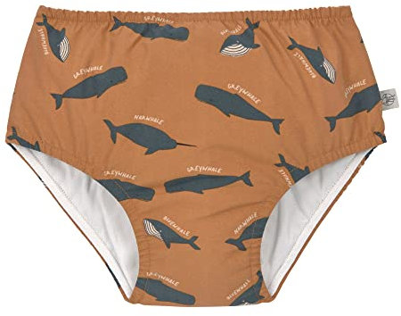 SPLASH & FUN - LSF Maillot de bain couche Baleine caramel 07-12 mois, Taille: 74/80