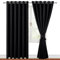 Hiasan Verdunklungsvorhänge Gardinen mit Ösen,Schwarz Blickdicht Vorhänge,Halloween Vorhang,2 Stück,228 x 228 cm (Breite x Höhe),weiche Schiebevorhänge für Schlafzimmer,Wohnzimmer usw.
