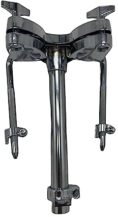 harayaa Drum Set Klemmhalter Tom Drum Holder Mount, Zinklegierung Doppel Tom Clamp Tom Drum Rack Mount Halterung für Tom, Drum Ersatzteil