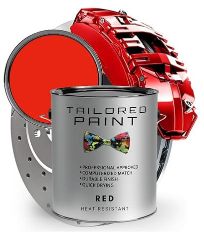 Lexus Gloss Red Heat Resistant Brush On Brake Caliper Paint 150ml