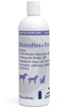 MiconaHex+Triz Shampoo for Dogs, Cats and Horses, 16 oz, Unscented