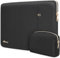 KIZUNA 14 inch Laptop Sleeve Case with Accessory Bag for MacBook Air 15 M2 2023/14 Lenovo Flex 14/IdeaPad Flex 5/15.4 MacBook Pro/Dell Latitude 7490 5490/14 HP EliteBook 840 G5/HP Pro 14 G3,Black