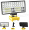 Luz Compatible con La Batería Dewalt 18V/20V,Lámpara de Trabajo Led Sin Cuerda 38W 6000Lm Recargable Linterna con Protección de Baja Tensión Y USB,Lámparas de Inundación Impulsadas por Baterías Led