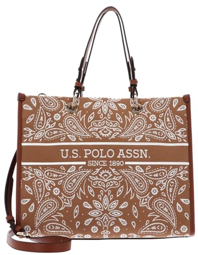 U.S. POLO ASSN. Canyon Shopping Bag L Tan