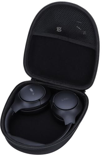 Lebakort Hard Carry Case Compatible with TOZO HT2 Hybrid Active Noise Cancelling Headphones (Black Case)