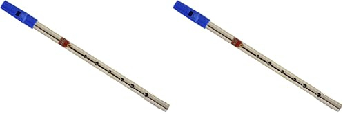 Generation Whistles 700513 Flageolet D-tuning nickel plated - silver (Pack of 2)