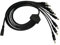 Domasvmd Spina di alimentazione DC5.5x2.5mm Cavo di Alimentazione 1 Femmina A 2/3/4/5/8/10 Spina Maschio Splitter Adattatore Per Telecamera di Sicurezza Cavo di Prolunga LED 5.5mm X 2.5mm Maschio A